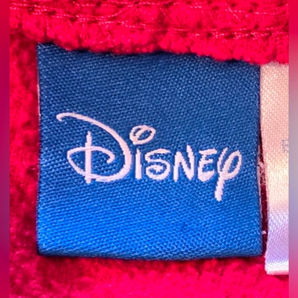 VEUC - Vintage Mickey Mouse Fleece Hoodie; from Disney Store; Size 4; Red - Picture 4 of 12